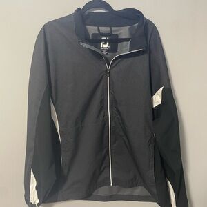 Footjoy Dryjoys Hydrolite Golf Rain Jacket 2xl Men’s Waterproof Black Full Zip